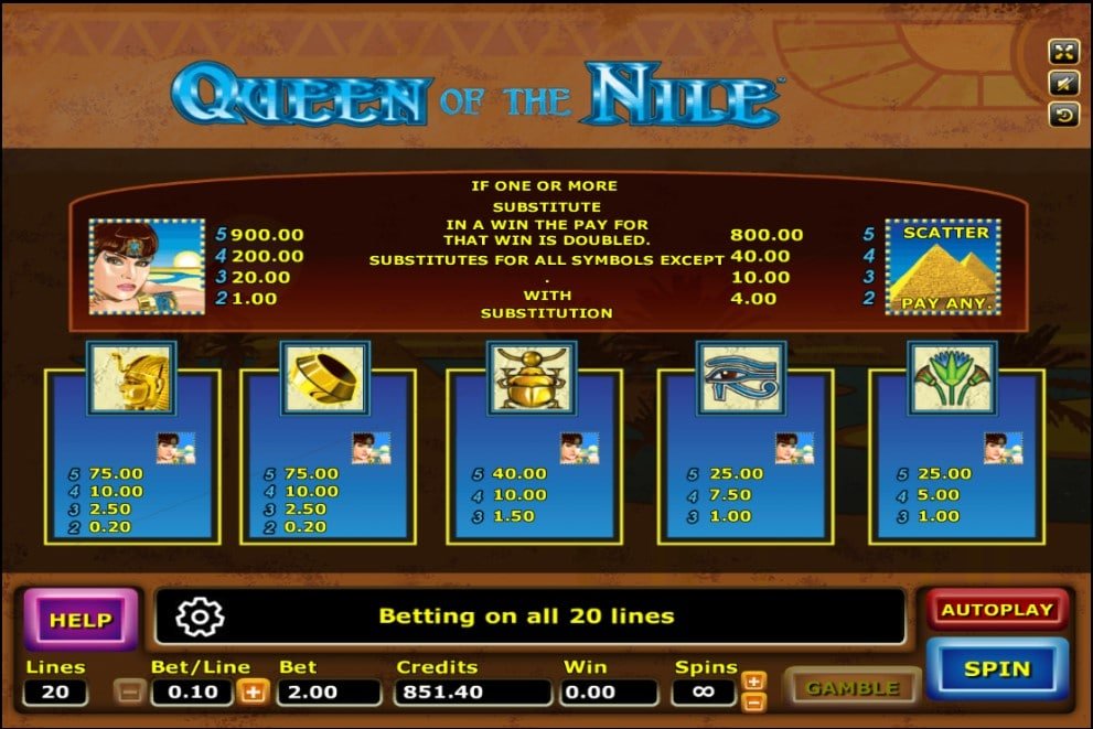 Queen Of The Nile 3